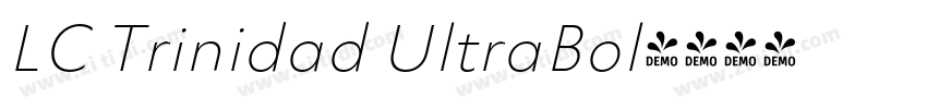 LC Trinidad UltraBol字体转换